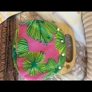 Lilly handbag cover vintage print, reversible